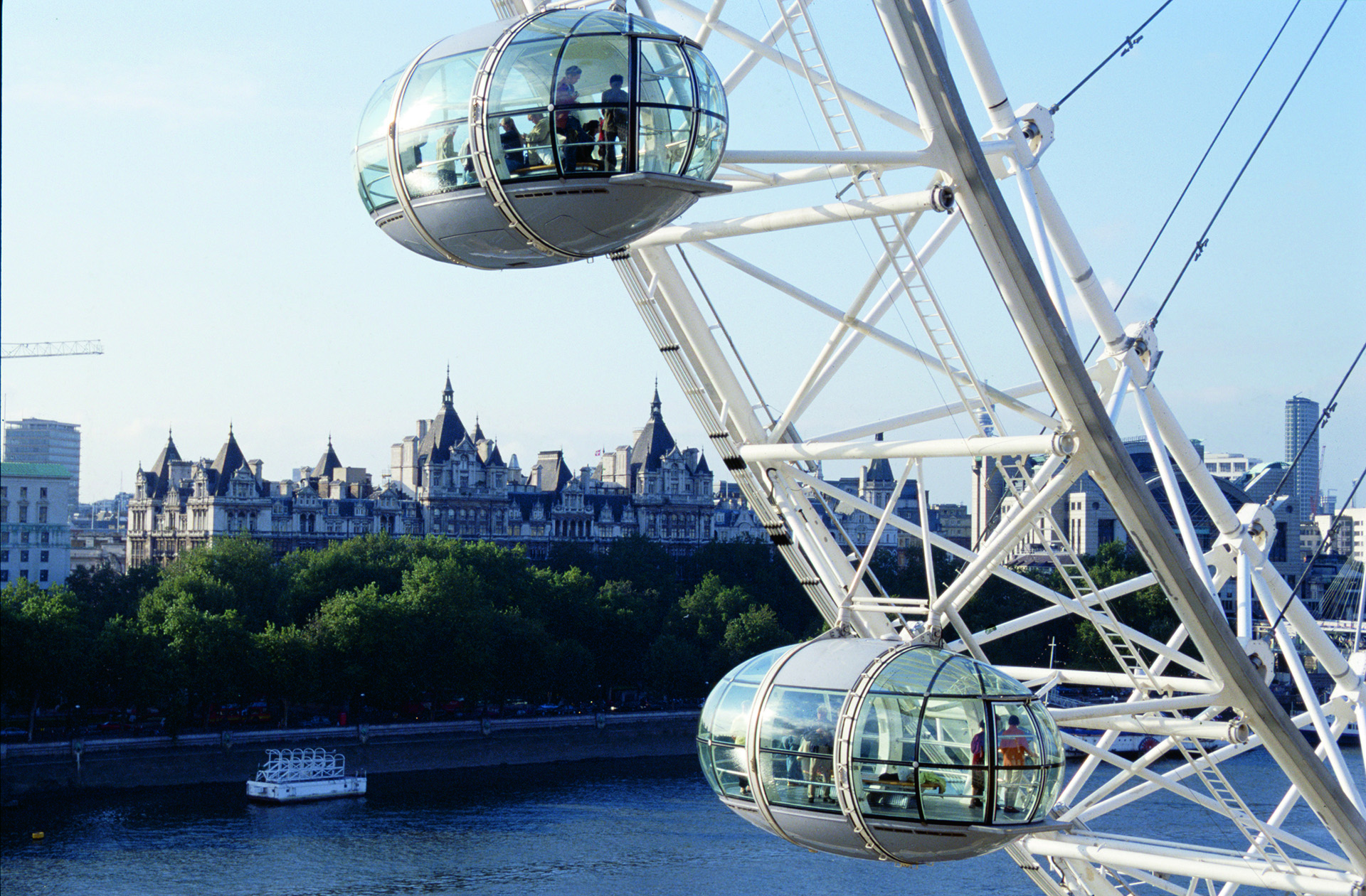 London Eye pod from ground
